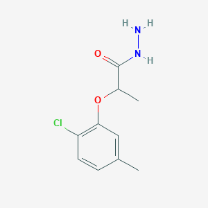 molecular formula C10H13ClN2O2 B1609000 2-(2-Chloro-5-methylphenoxy)propanohydrazide CAS No. 588680-01-7