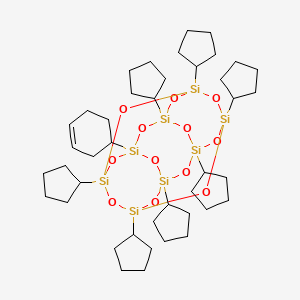molecular formula C41H72O12Si8 B1609005 Pss-(3-cyclohexen-1-YL)-heptacyclopenty& CAS No. 307496-29-3