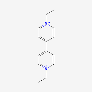 molecular formula C14H18N2+2 B1609009 1,1'-Diethyl-4,4'-bipyridinium CAS No. 46713-38-6