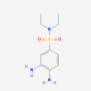 molecular formula C10H17N3O2S B1609014 3,4-Diamino-N,N-diethyl-benzenesulfonamide CAS No. 49804-28-6