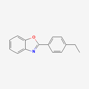 molecular formula C15H13NO B1609022 2-(4-Ethyl-phenyl)-benzooxazole CAS No. 37135-35-6