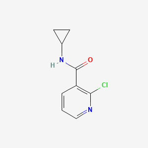molecular formula C9H9ClN2O B1609026 2-氯-N-环丙基烟酰胺 CAS No. 25764-78-7