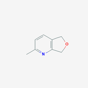 molecular formula C8H9NO B160903 2-Methyl-5,7-dihydrofuro[3,4-b]pyridine CAS No. 126230-97-5