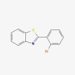 molecular formula C13H8BrNS B1609031 2-(2-Bromophenyl)-1,3-benzothiazole CAS No. 22901-00-4
