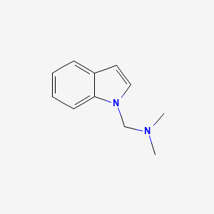 molecular formula C11H14N2 B1609035 N-(Dimethylaminomethyl)-indole CAS No. 5379-79-3