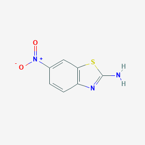 molecular formula C7H5N3O2S B160904 2-Amino-6-nitrobenzothiazole CAS No. 6285-57-0