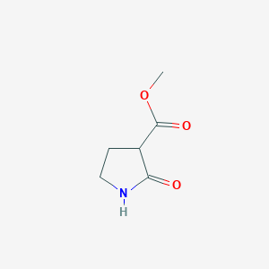 molecular formula C6H9NO3 B1609046 Methyl 2-oxopyrrolidine-3-carboxylate CAS No. 22049-95-2