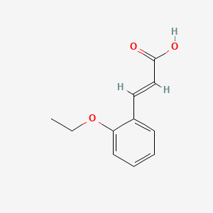 molecular formula C11H11O3- B1609048 2-Ethoxycinnamic acid CAS No. 59923-03-4
