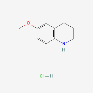 molecular formula C10H14ClNO B1609059 6-Methoxy-1,2,3,4-tetrahydroquinoline hydrochloride CAS No. 83811-83-0