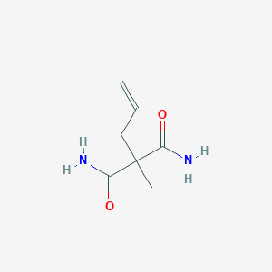 molecular formula C7H12N2O2 B160906 Methylallylmalonamide CAS No. 135460-69-4