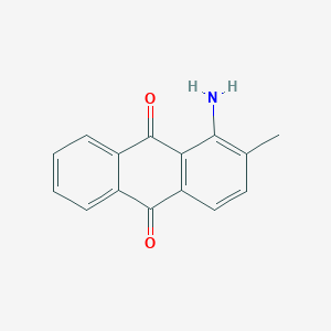 molecular formula C15H11NO2 B160907 1-氨基-2-甲基蒽醌 CAS No. 82-28-0