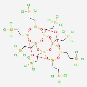 molecular formula C16H32Cl24O12Si16 B1609075 PSS-Octa(2-trichlorosilylethyl) substituted CAS No. 214675-88-4