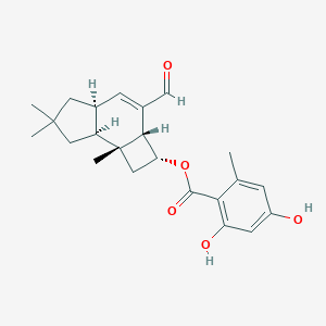 molecular formula C23H28O5 B160908 Armillarivin CAS No. 135247-97-1