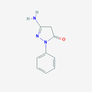 molecular formula C9H9N3O B160911 3-Amino-1-phenyl-2-pyrazolin-5-one CAS No. 4149-06-8