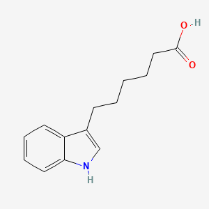 molecular formula C14H17NO2 B1609119 6-(1H-indol-3-yl)hexanoic acid CAS No. 25177-65-5
