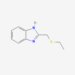 molecular formula C10H12N2S B1609131 2-((Ethylthio)methyl)-1H-benzo[d]imidazole CAS No. 99069-37-1