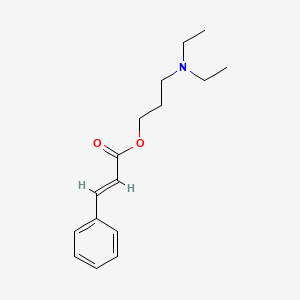 molecular formula C16H23NO2 B1609135 3-(Diethylamino)propyl cinnamate CAS No. 4361-80-2