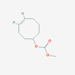 molecular formula C10H16O3 B1609137 Carbonic acid, 4-cycloocten-1-yl methyl ester CAS No. 87731-18-8