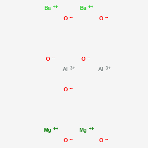 molecular formula Al2Ba2Mg2O7 B1609152 Barium magnesium aluminate CAS No. 63774-55-0