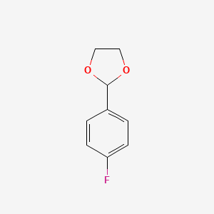 molecular formula C9H9FO2 B1609167 2-(4-氟苯基)-1,3-二氧戊环 CAS No. 66822-17-1