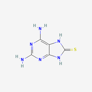 2,6-Diamino-9H-purine-8-thiol