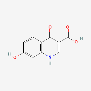 molecular formula C10H7NO4 B1609179 4,7-Dihydroxyquinoline-3-carboxylic acid CAS No. 63463-27-4