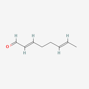 molecular formula C8H12O B1609188 (2E,6E)-2,6-Octadienal CAS No. 56767-18-1