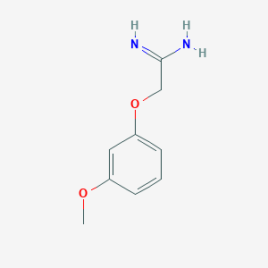 2-(3-Methoxyphenoxy)ethanimidamide