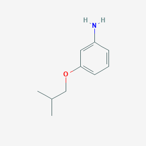 molecular formula C10H15NO B1609204 3-(2-Methylpropoxy)aniline CAS No. 37532-43-7