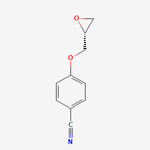molecular formula C10H9NO2 B1609206 (R)-4-(Oxiran-2-ylmethoxy)benzonitrile CAS No. 70987-79-0