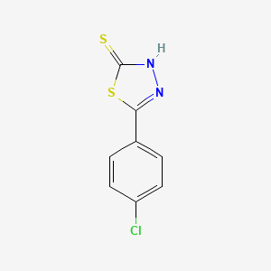 B1609208 5-(4-Chlorophenyl)-1,3,4-thiadiazole-2-thiol CAS No. 63857-85-2