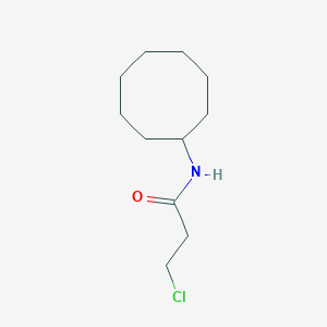 3-chloro-N-cyclooctylpropanamide