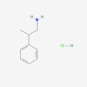 molecular formula C9H14ClN B160922 2-Phenylpropylamine hydrochloride CAS No. 20388-87-8