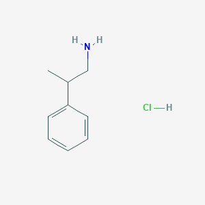 molecular formula C9H14ClN B160922 2-苯基丙-1-胺盐酸盐 CAS No. 20388-87-8