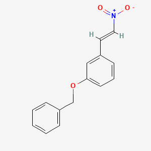 molecular formula C15H13NO3 B1609220 3-Benzyloxy-trans-beta-nitrostyrene CAS No. 24550-32-1