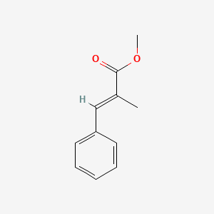 molecular formula C11H12O2 B1609221 methyl (Z)-2-methyl-3-phenylprop-2-enoate CAS No. 25692-59-5