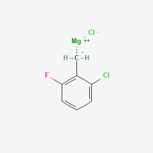 molecular formula C7H5Cl2FMg B1609225 2-Chloro-6-fluorobenzylmagnesium chloride CAS No. 413589-35-2