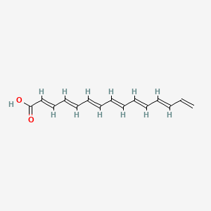 molecular formula C15H16O2 B1609227 Fatty acids, C14-18 and C16-18-unsatd. CAS No. 67701-06-8