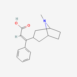 molecular formula C17H21NO2 B1609228 Tropanyl trans-cinnamate CAS No. 35721-92-7