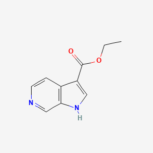 molecular formula C10H10N2O2 B1609245 ethyl 1H-pyrrolo[2,3-c]pyridine-3-carboxylate CAS No. 67058-73-5