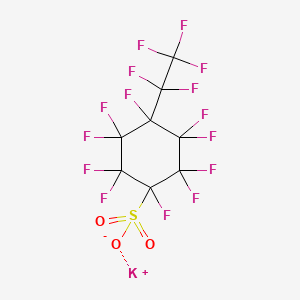 Cyclohexanesulfonic acid, 1,2,2,3,3,4,5,5,6,6-decafluoro-4-(1,1,2,2,2-pentafluoroethyl)-, potassium salt (1:1)