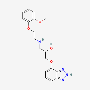 molecular formula C18H22N4O4 B1609260 Tribendilol CAS No. 96258-13-8