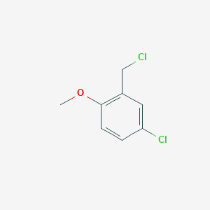 molecular formula C8H8Cl2O B1609273 4-氯-2-(氯甲基)-1-甲氧基苯 CAS No. 7035-11-2