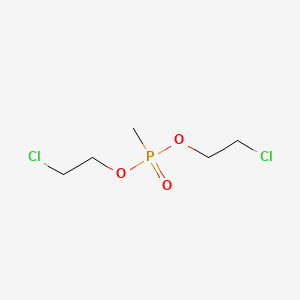 molecular formula C5H11Cl2O3P B1609274 Bis(2-chloroethyl) methylphosphonate CAS No. 2799-58-8