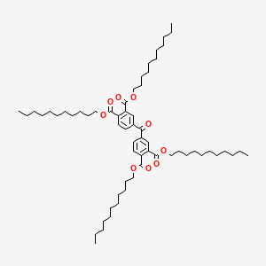 molecular formula C61H98O9 B1609275 Tetraundecyl benzophenone-3,3',4,4'-tetracarboxylate CAS No. 103225-03-2