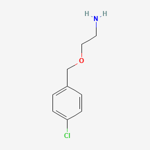 molecular formula C9H12ClNO B1609276 2-[(4-氯苯基)甲氧基]乙胺 CAS No. 287179-98-0