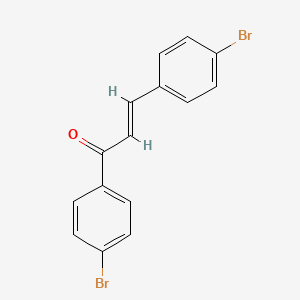 molecular formula C15H10Br2O B1609279 (E)-1,3-bis(4-bromophenyl)prop-2-en-1-one CAS No. 5471-96-5