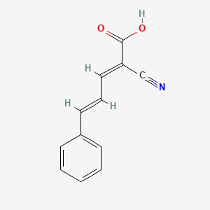 (2E,4E)-2-cyano-5-phenylpenta-2,4-dienoic acid
