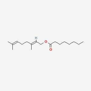 molecular formula C18H32O2 B1609291 Geranyl caprylate CAS No. 51532-26-4