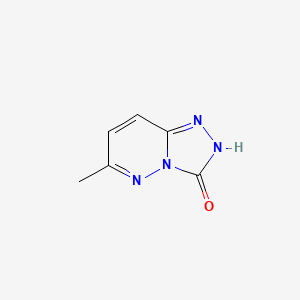 molecular formula C6H6N4O B1609292 6-Methyl-[1,2,4]triazolo[4,3-b]pyridazin-3(2H)-one CAS No. 39030-53-0
